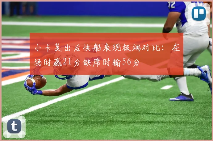 小卡复出后快船表现极端对比：在场时赢21分缺席时输56分